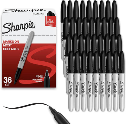 Sharpie Permanent Markers, Fine Point
