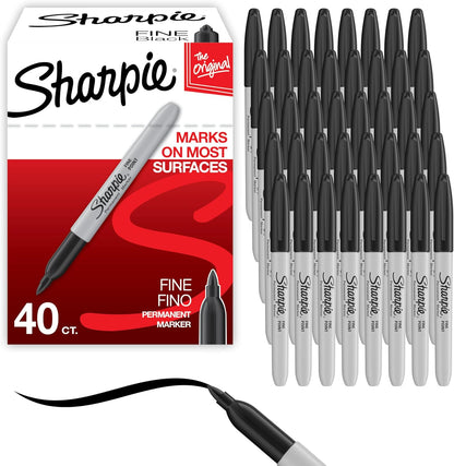 Sharpie Permanent Markers, Fine Point